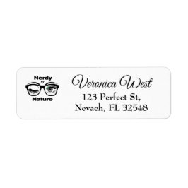 Nerdy von Nature Funny Geek Design mit Brille