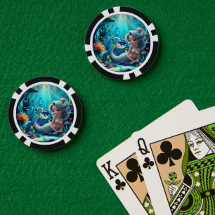 Nerina – Die sanfte Meerjungfrau der Korallenträum Pokerchips