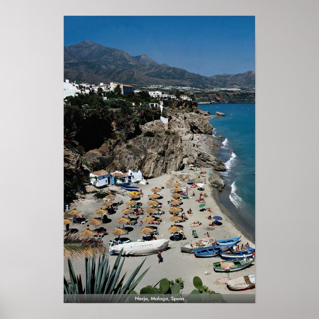 Nerja, Malaga, Spain Poster (Vorne)