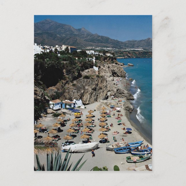 Nerja, Malaga, Spanien Postkarte (Vorderseite)