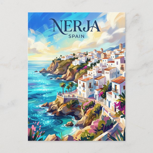 Nerja Spanien Postkarte (Vorderseite)