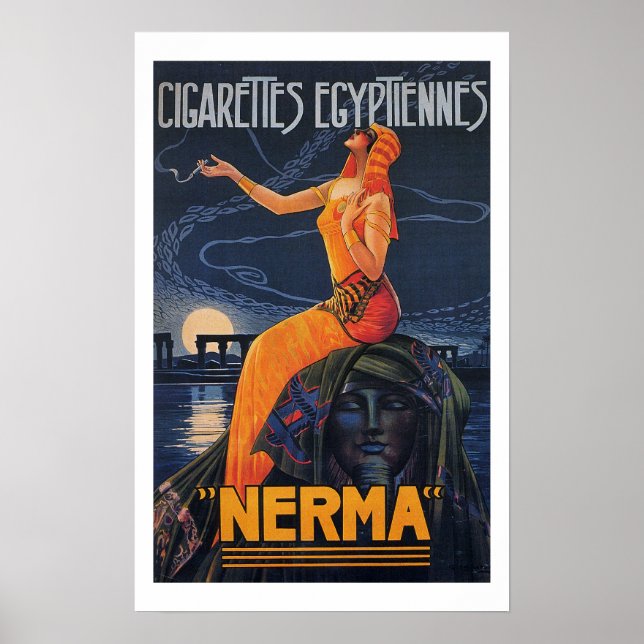 NERMA Cigarettes Egyptiennes Poster (Vorne)