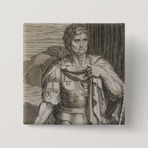 Nero Claudius Caesar Kaiser von ANZEIGE Roms 54-68 Button
