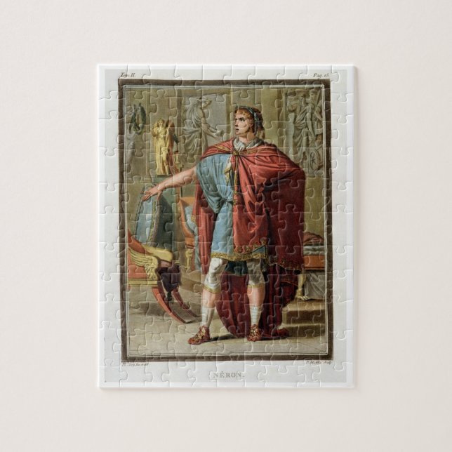 Nero, Kostüm für "Britannicus" durch Jean Racine, (Vertikal)