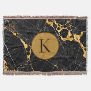 Nero Portoro Luxus Schwarz Gold Marmor Design Decke