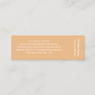 Neroli Bestandteilkarte Mini Visitenkarte