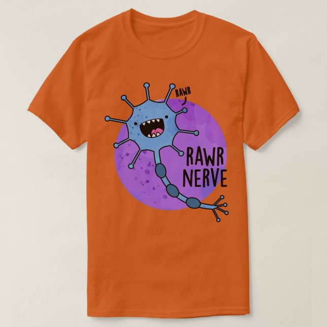 Nerv-Niedliche Nervenzelle 1 T-Shirt (Design vorne)
