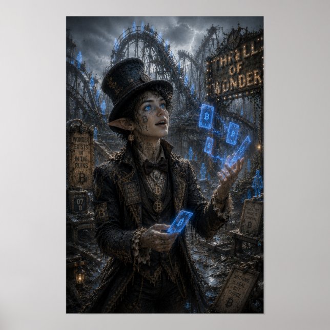 Nervenkitzel / Zauberer / Achterbahn Poster (Vorne)