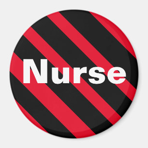 Nervenschwarz/roter Magnet