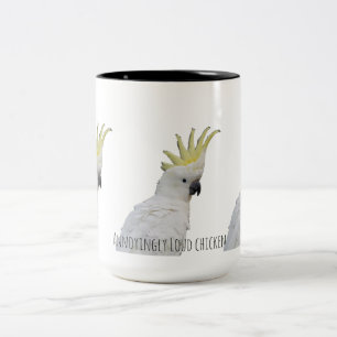 Nervigant laute Henne Zweifarbige Tasse