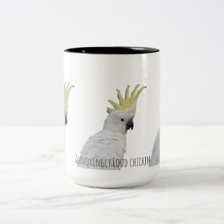Nervigant laute Henne Zweifarbige Tasse