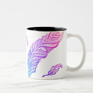 Nervöse u. schicke verwickelte zweifarbige tasse