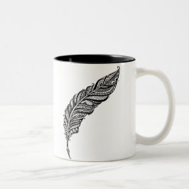 Nervöse u. schicke verwickelte zweifarbige tasse