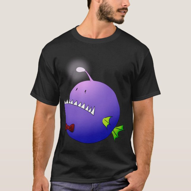 Nervöser Anglerfisch T-Shirt (Vorderseite)