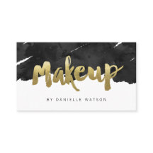 Nervöser Imitat-Goldfolien-Make-upkünstler