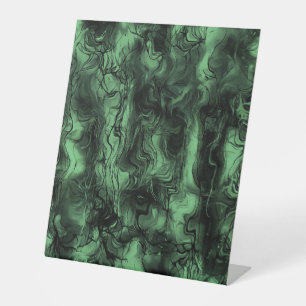 Nervous Energy Grungy Abstrakt Art Green Ash Sockelschild