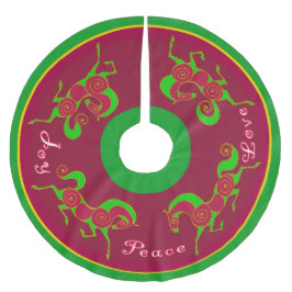 Nerz Holidaze Pferdeweihnachtsbaum-Rock 2017 Polyester Weihnachtsbaumdecke