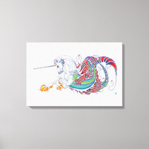 Nerz-Nest Hippicorn Leinwand-Druck 2017 Leinwanddruck