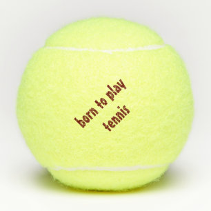 Nés pour jouer balle de tennis (Penn) rouge foncé