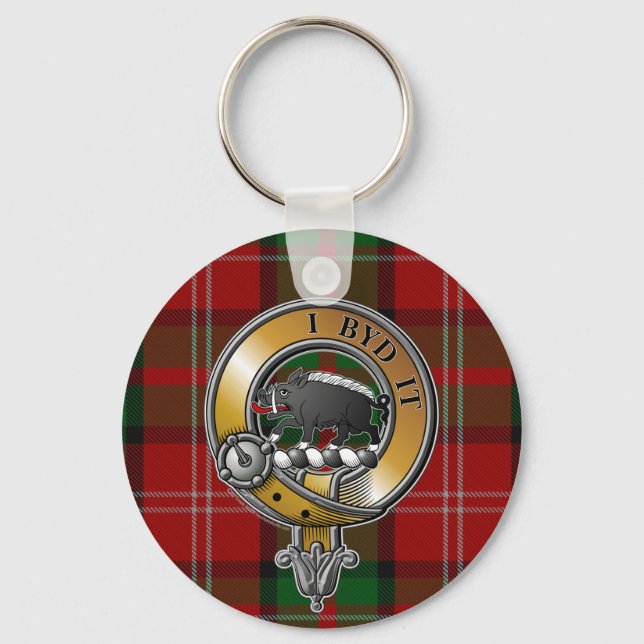Nesbitt Tartan & Abzeichen Schlüsselanhänger (Vorderseite)