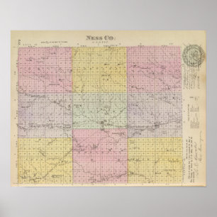 Ness County, Kansas Poster
