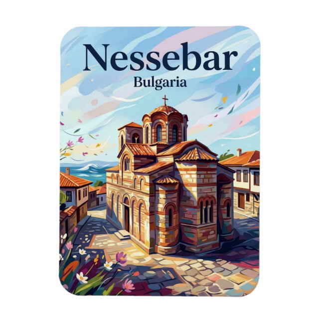 Nessebar Bulgarien Magnet (Vertikal)