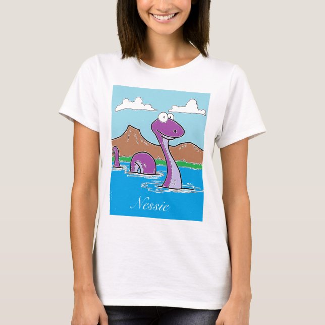 Nessie: das Loch- Nessmonster T-Shirt (Vorderseite)