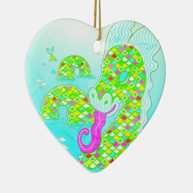 Nessie Keramik Ornament (Rechts)