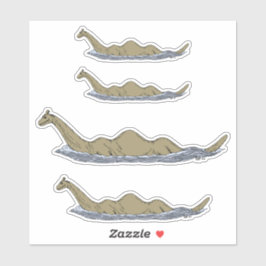 Nessie the Loch Ness Monster Aufkleber