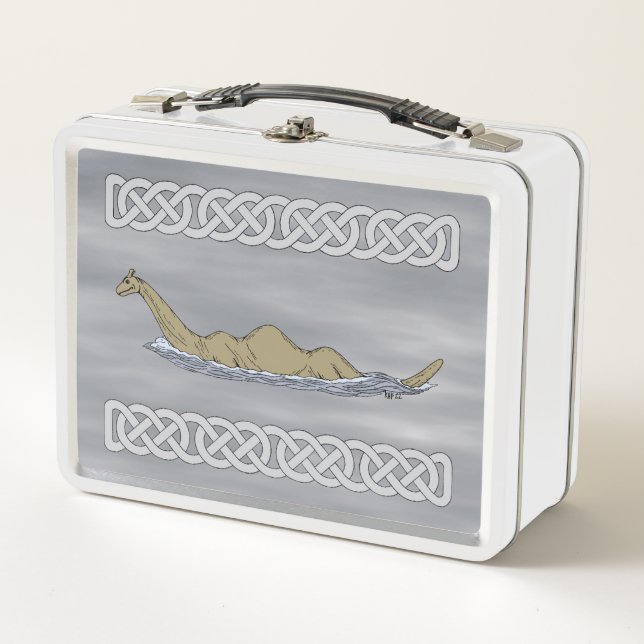 Nessie the Loch Ness Monster Metall Brotdose (Vorderseite)