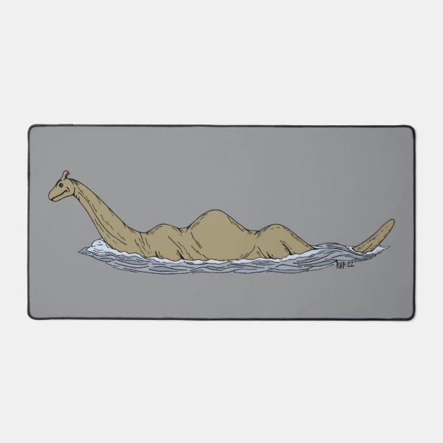 Nessie the Loch Ness Monster Schreibtischunterlage (Vorderseite)