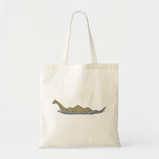 Nessie the Loch Ness Monster Tragetasche (Vorne)