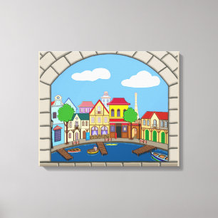 Nessie's Harbour Leinwanddruck