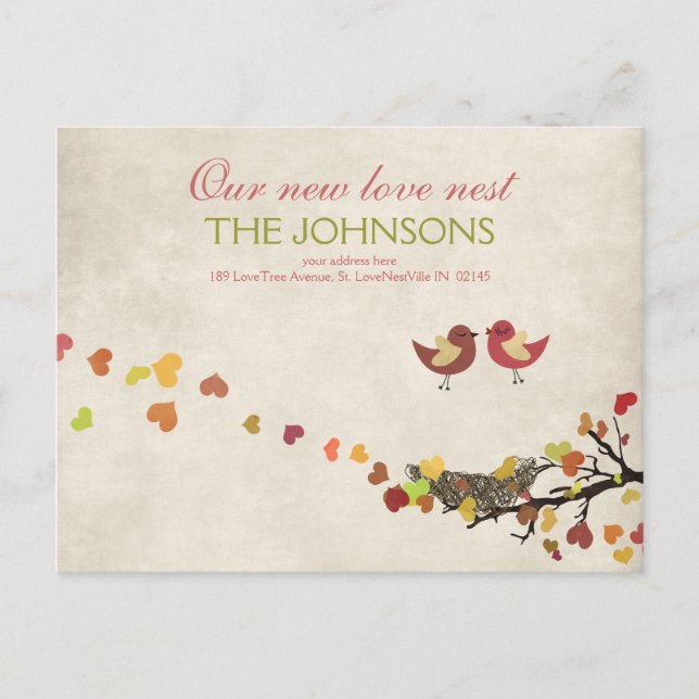 Nest der neuen Liebe Postkarte (Vorderseite)