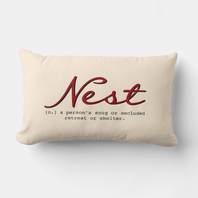 Nest-Kissen Lendenkissen (Vorderseite)