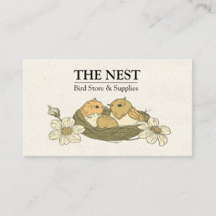 Nest-Vogel Visitenkarte