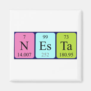 Nesta Magnet für den periodischen Tabellennamen 1