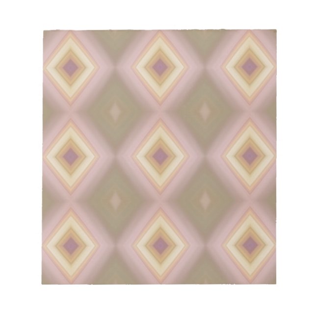 Nested Diamonds Notizblock (Vorderseite)