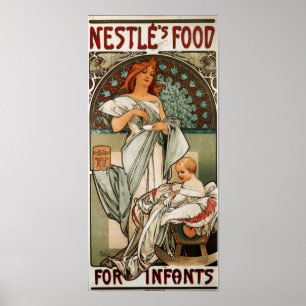 Nestfood für Säugling Poster