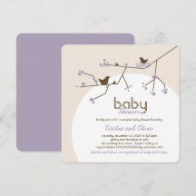 Nesting Birds Family Treppepels Babydusche