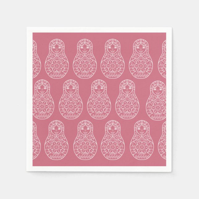 Nesting Dolls Serviette (Vorderseite)