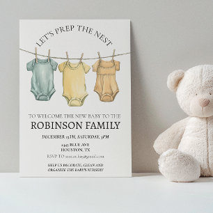 Nesting Party Baby Shower Party - Vorbereitung des Einladung