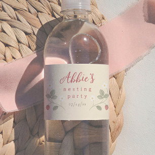 Nesting Party Erdbeeren Florales Mädchen-Baby-Show