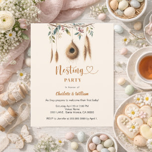 Nests Party Vogel Nest Baby Dusche Einladung