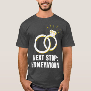 Net Stop Hochzeitsfeier Ehemann und Ehefrau T-Shirt