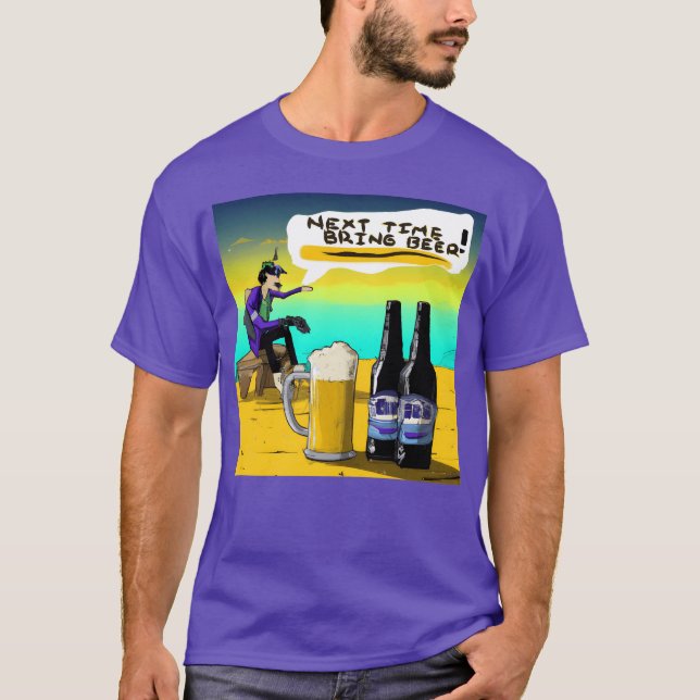 Net time bring beer vintage T-Shirt (Vorderseite)