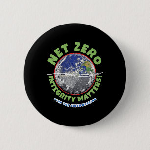 Net Zero Integrity S! Aufkleber Button
