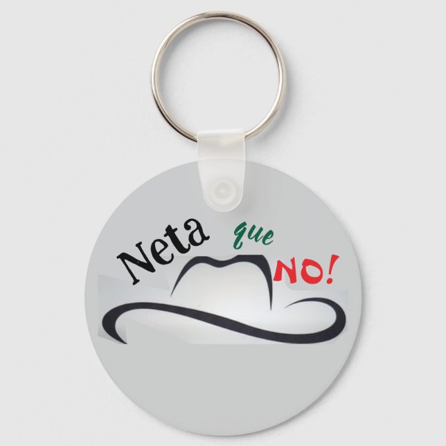Neta que No! Schlüsselanhänger (Vorderseite)