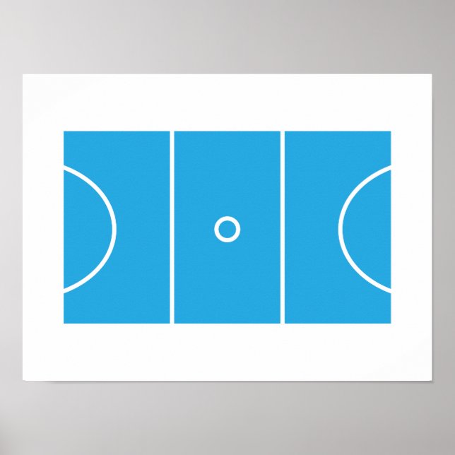 Netball Court Poster (Vorne)
