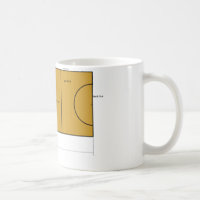 Netball-Gerichts-Tasse